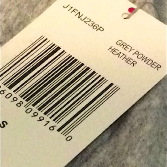 🆕🔥JUICY COUTURE HEATHER GRAY/STYLISH&VERY SOFT CREW NEACK LONG SLEEVE SHIRT - Picture 5 of 5